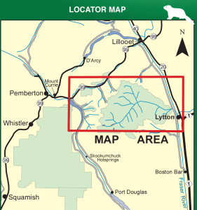 Stein trail map - Locator Map